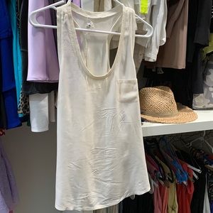 Joie Silk cream blouse.